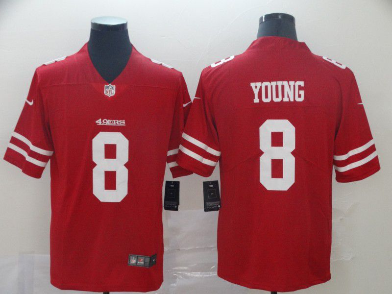 Men San Francisco 49ers #8 Young Red Nike Vapor Untouchable Limited Player NFL Jerseys->san francisco 49ers->NFL Jersey